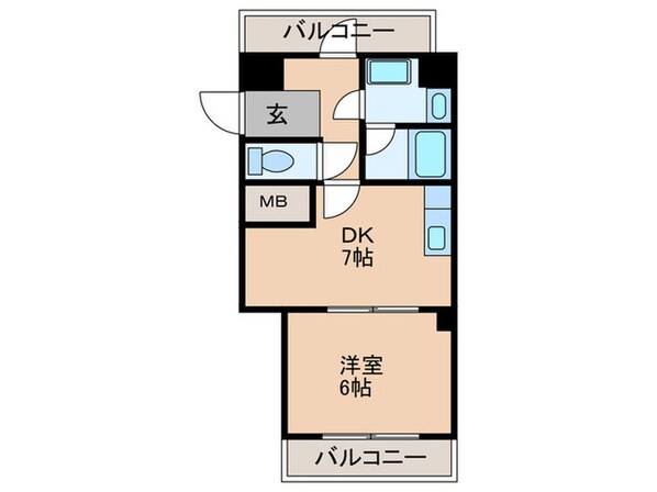 リビエール増井の物件間取画像